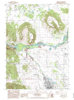 Sams Valley USGS topographic map 42122d8