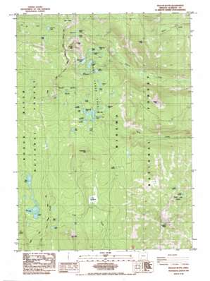 Pelican Butte USGS topographic map 42122e2
