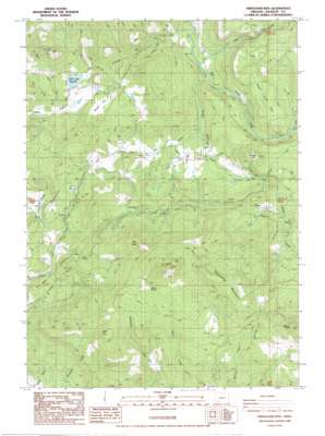 Obenchain Mountain USGS topographic map 42122e6