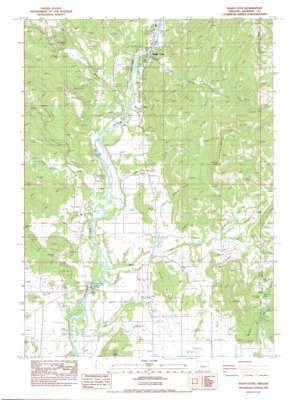 Shady Cove USGS topographic map 42122e7