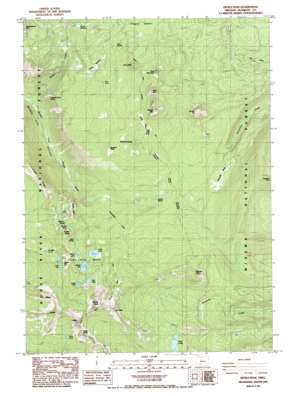 Mares Egg Spring USGS topographic map 42122f2