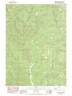 Cleveland Ridge topo map