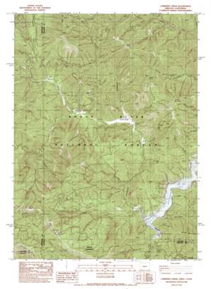 Carberry Creek topo map