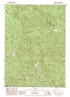Grayback Mountain USGS topographic map 42123a4