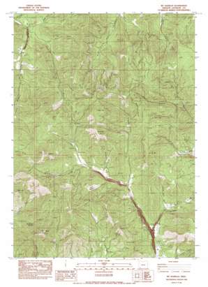 Mount Isabelle topo map