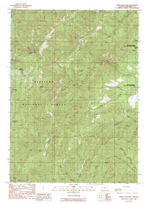 Onion Mountain USGS topographic map 42123d5