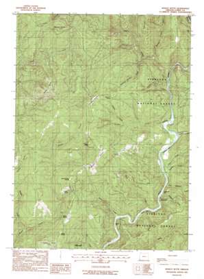 Bosley Butte topo map