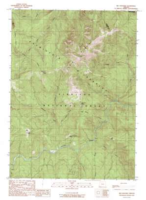 Big Craggies USGS topographic map 42124c1