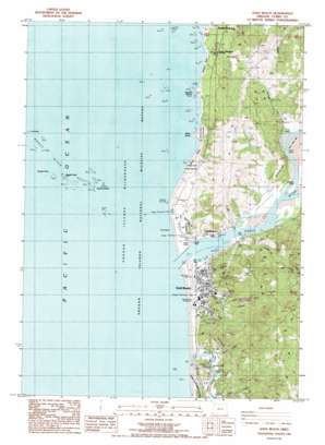 Gold Beach USGS topographic map 42124d4