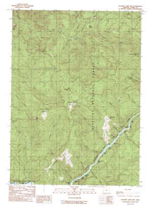 Agness USGS topographic map 42124e2