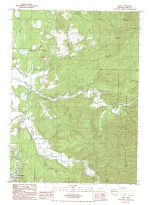 Sixes USGS topographic map 42124g4