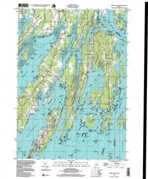 Orrs Island USGS topographic map 43069g8