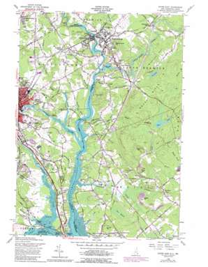 Dover East topo map