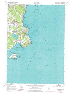 Cape Elizabeth USGS topographic map 43070e2