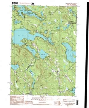 Great East Lake topo map