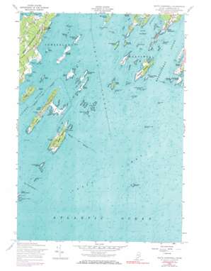 South Harpswell topo map