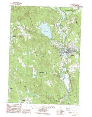 Franklin USGS topographic map 43071d6