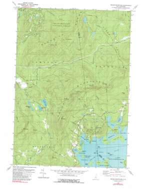 Squam Mountains USGS topographic map 43071g5
