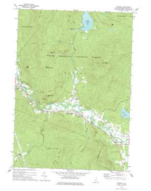 Rumney USGS topographic map 43071g7