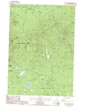 Mount Chocorua USGS topographic map 43071h3