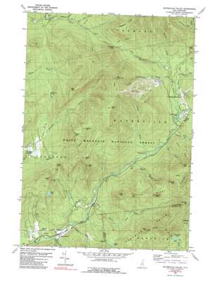 Waterville Valley topo map