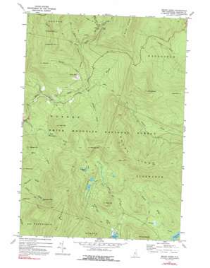 Mount Kineo topo map
