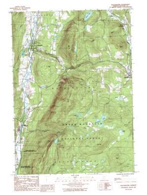 Wallingford USGS topographic map 43072d8