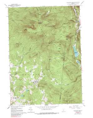 Killington Peak USGS topographic map 43072e7