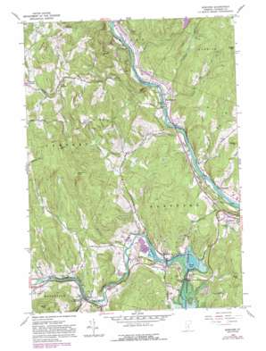 Quechee USGS topographic map 43072f4