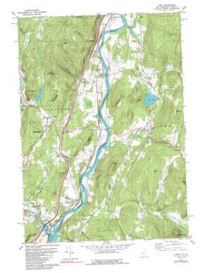 Lyme USGS topographic map 43072g2