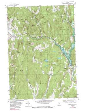 South Strafford USGS topographic map 43072g3