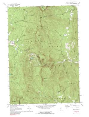 Bread Loaf topo map