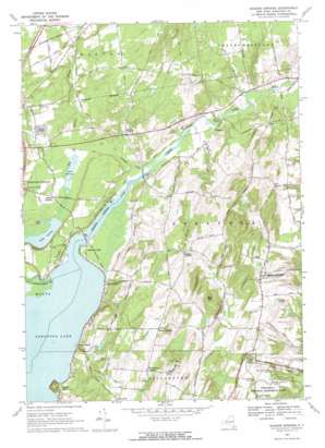 Quaker Springs USGS topographic map 43073a6