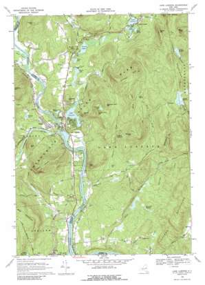 Lake Luzerne USGS topographic map 43073c7