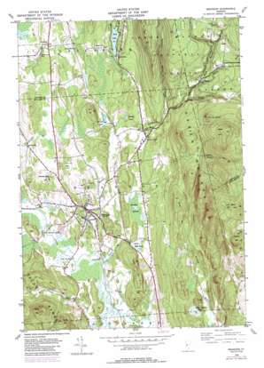Brandon USGS topographic map 43073g1
