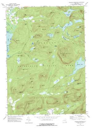 Pharaoh Mountain USGS topographic map 43073g6