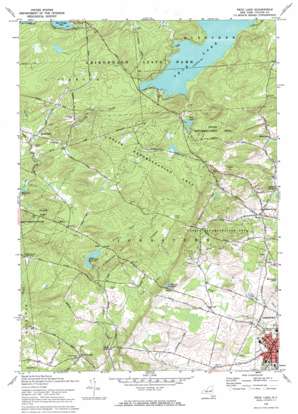 Peck Lake USGS topographic map 43074a4