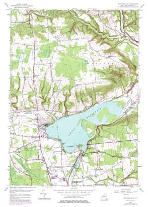 Westernville topo map