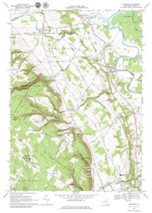 Glenfield topo map