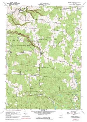 Barnes Corners USGS topographic map 43075g7