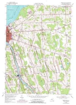 Oswego East USGS topographic map 43076d4