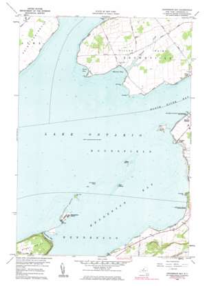 Henderson Bay USGS topographic map 43076h2