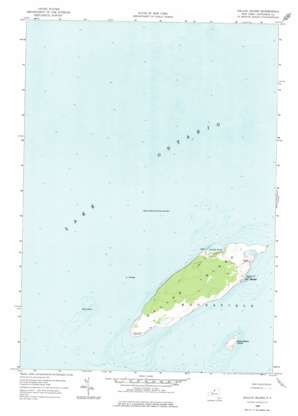Galloo Island topo map