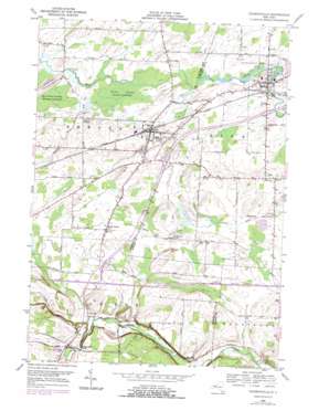 Churchville USGS topographic map 43077a8