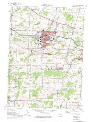 Brockport topo map