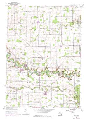 Avoca USGS topographic map 43082a6