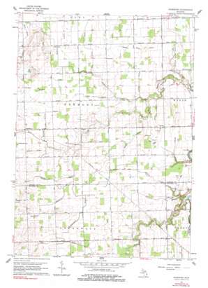 Roseburg USGS topographic map 43082b6
