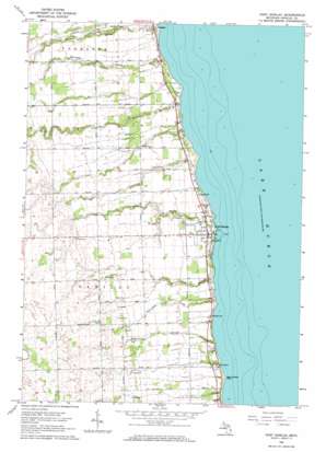 Port Sanilac USGS topographic map 43082d5