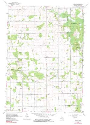 Argyle USGS topographic map 43082e8