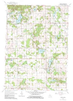 Attica USGS topographic map 43083a2